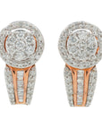 10K TT 1 CT Diamond Earrings