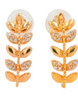 10K RG .15 CTW Diamond Earrings