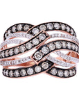 10K RG 1.50 CTW Diamond Ring