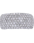 10K WG 1 CTW Diamond Pave Wide Band