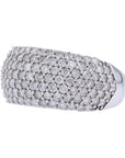 10K WG 1 CTW Diamond Pave Wide Band