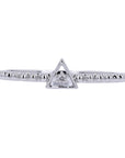 10K Diamond Triangle RingMore Colors Available
