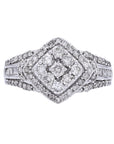 10K WG 1 CTW Diamond Ring