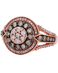10K RG 1 CT Chocolate Diamond Ring