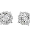 10K WG .50 CTW Diamond Studs