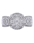 10K WG 1 CTW Diamond Miracle Set Center Ring
