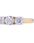 10K 1 CT Three Stone Engagement RingMore Colors Available
