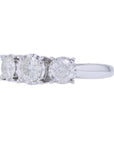 10K 1 CT Three Stone Engagement RingMore Colors Available