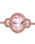 10K RG 1 CT Morganite Ring