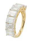 Lab Diamond Emerald Cut Band in 14K Gold (5 ct. tw)