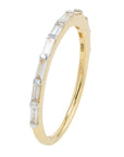 Lab Diamond Emerald Cut Center Bridal Set in 14K Gold (0.75 ct. tw)