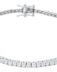 Lab Diamond Bracelet in 14K White Gold (3.10 ct. tw)