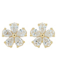 Lab Diamond Flower Studs in 14K Gold (1.50 ct. tw)