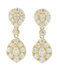 Lab Diamond Dangle Earrings in 14K Gold (2.50 ct. tw)
