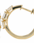 Lab Diamond Three Stone Hoops in 14K Gold (1.25 ct. tw)