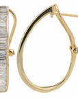 Lab Diamond Hoops in 14K Gold (2 ct. tw)