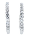 Lab Diamond Inside-Out Hoops in 14K Gold (1 ct. tw)