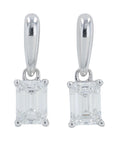 Lab Diamond Earrings in 14K White Gold (1 ct. tw)