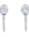 Lab Diamond Earrings in 14K White Gold (0.75 ct. tw)