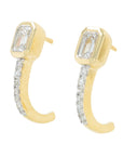 Lab Diamond Earrings in 14K Yellow Gold (0.75 ct. tw)