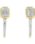 Lab Diamond Earrings in 14K Yellow Gold (0.75 ct. tw)