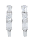 Lab Diamond Hoops in 14K White Gold (1 ct. tw)