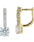 Lab Diamond Earrings in 14K Yellow Gold (1.75 ct. tw)