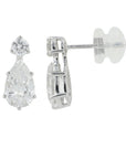 Lab Diamond Earrings in 14K White Gold (1.75 ct. tw)