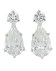 Lab Diamond Earrings in 14K White Gold (1.75 ct. tw)