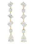 Lab Diamond Earrings in 14K Yellow Gold (4 ct. tw)