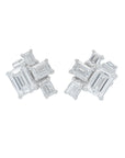 Lab Diamond Cluster Studs in 14K Gold (1.25 ct. tw)