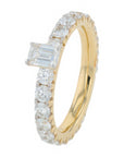 Lab Diamond Miracle Set Band in 14K Gold (1 ct. tw)