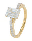 14K 1.25 CTW Lab Grown Diamond Engagement RingLab Grown DiamondMore Colors Available