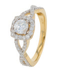 Lab Diamond Engagement Ring in 14K Gold (1 ct. tw)
