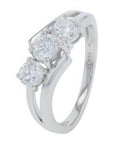 Lab Diamond Center Bridal Set in 14K White Gold (0.25 ct. tw)