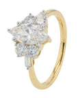 Lab Diamond Marquise Center Engagement Ring in 14K Gold (1 ct. tw)