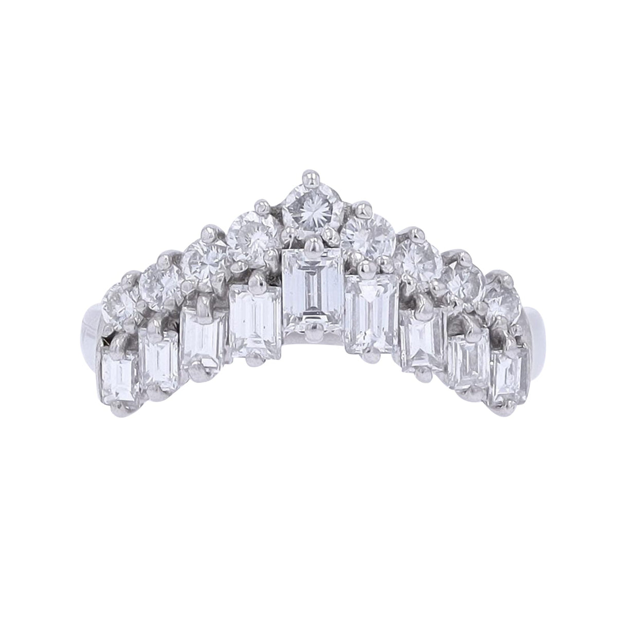 PT900 1 CT Diamond Ring Wrap