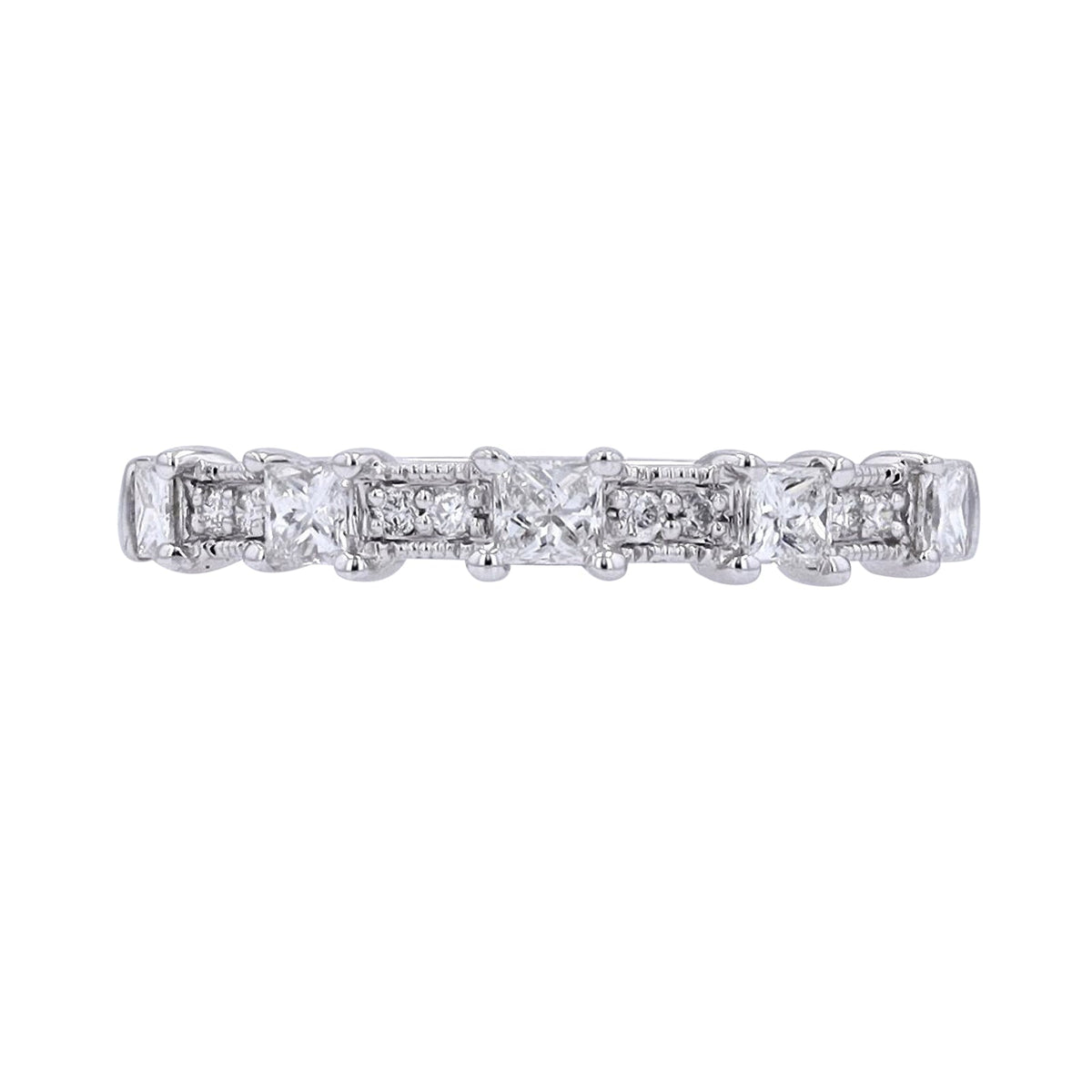 14K WG 1/2 CTW Diamond Band