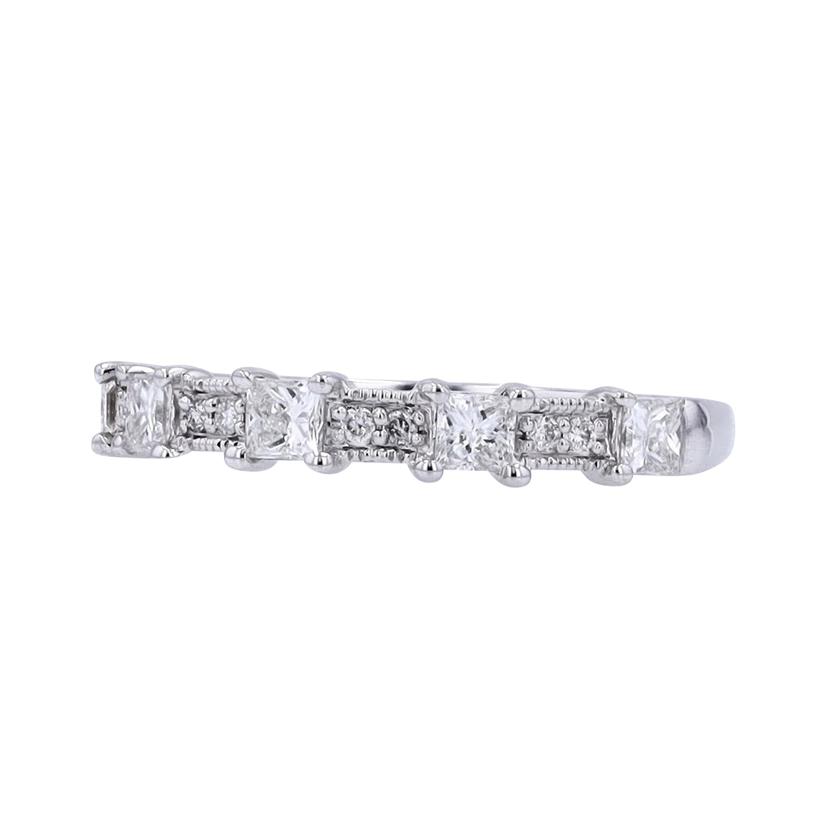 14K WG 1/2 CTW Diamond Band