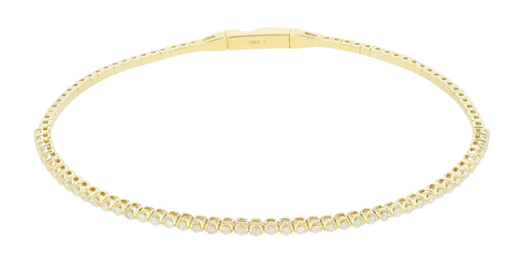 14K WG 0.36 CT Diamond Bangle<p><strong>More Colors Available</p></strong>
