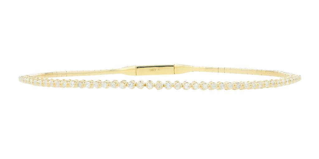 14K WG 0.36 CT Diamond Bangle<p><strong>More Colors Available</p></strong>