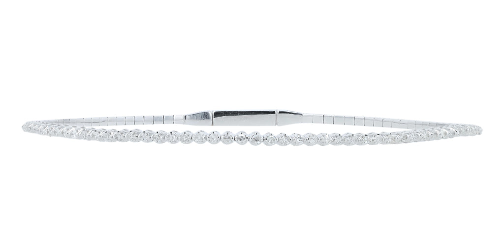 14K WG 0.36 CT Diamond Bangle<p><strong>More Colors Available</p></strong>