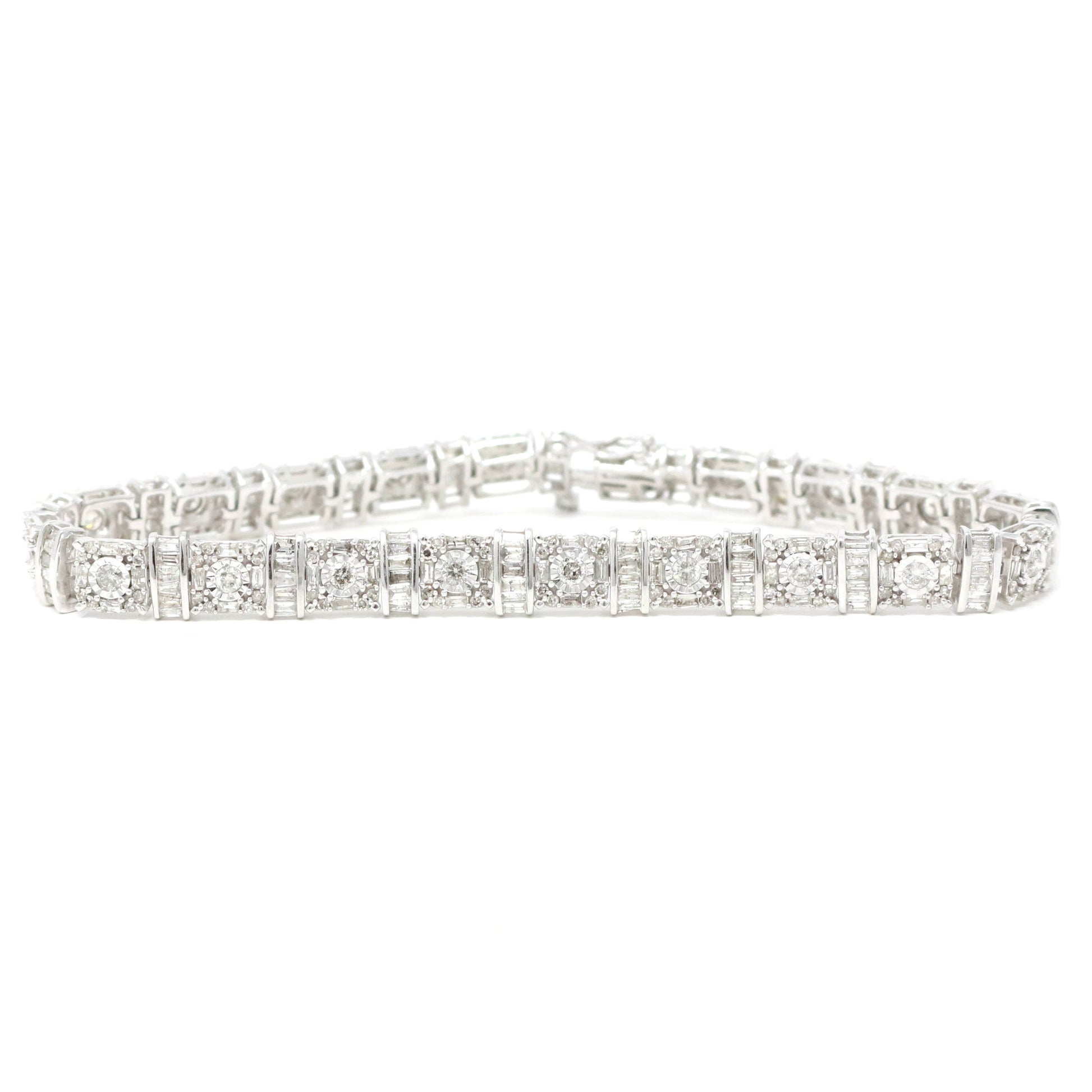 10K WG 5 CTW Bracelet