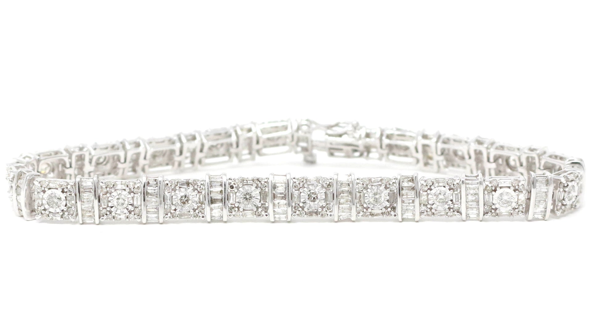 10K WG 5 CTW Bracelet