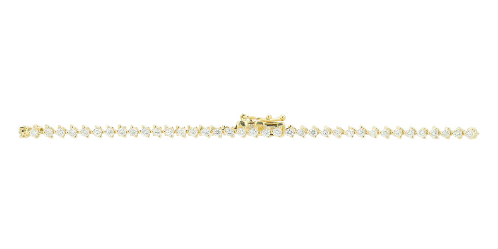 14K YG 1.40 CT Diamond Bracelet