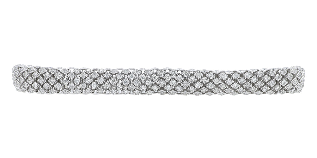 10K WG 3 CT Diamond Bracelet