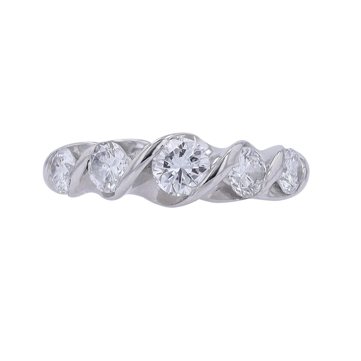 Platinum 1/4 CT Center Ring