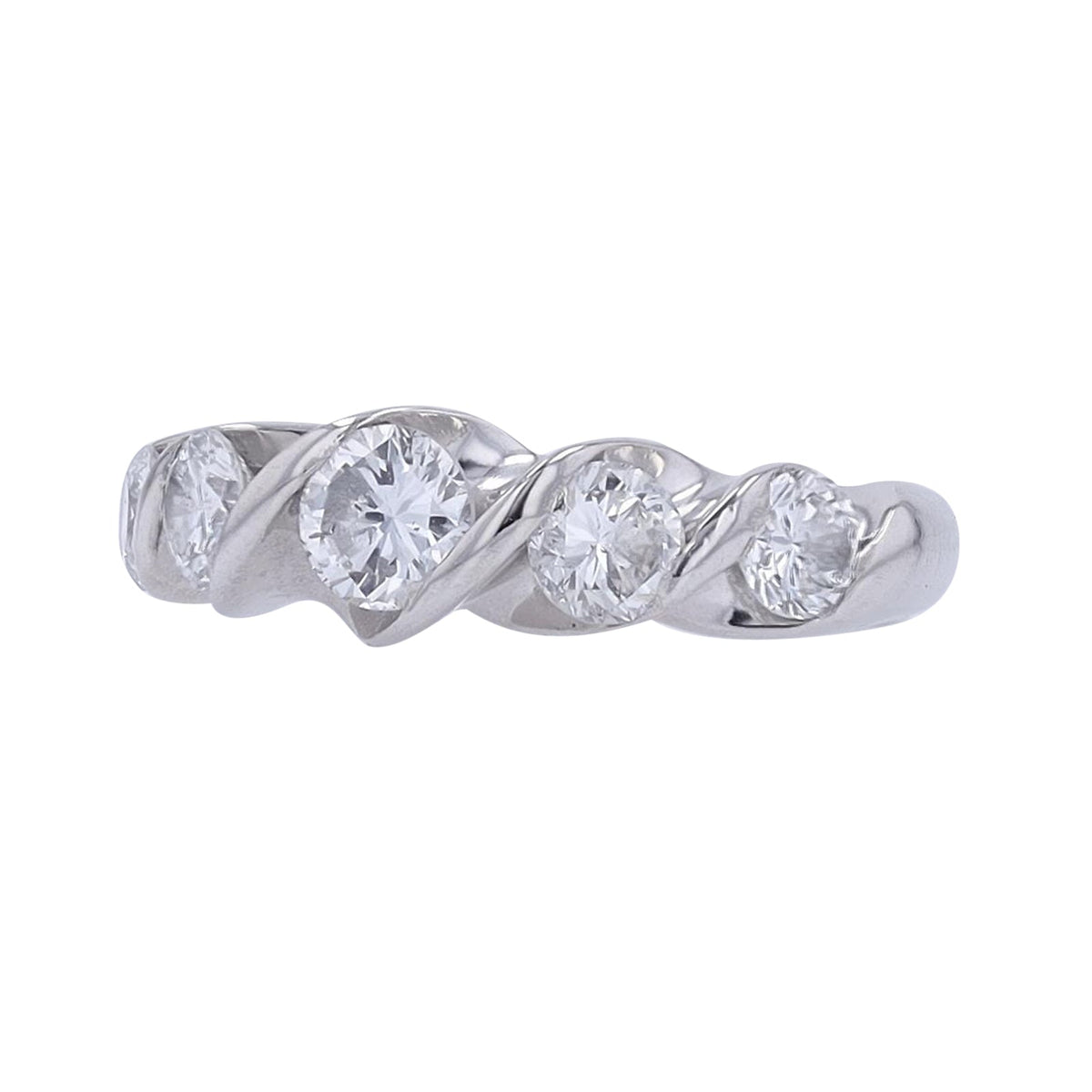 Platinum 1/4 CT Center Ring