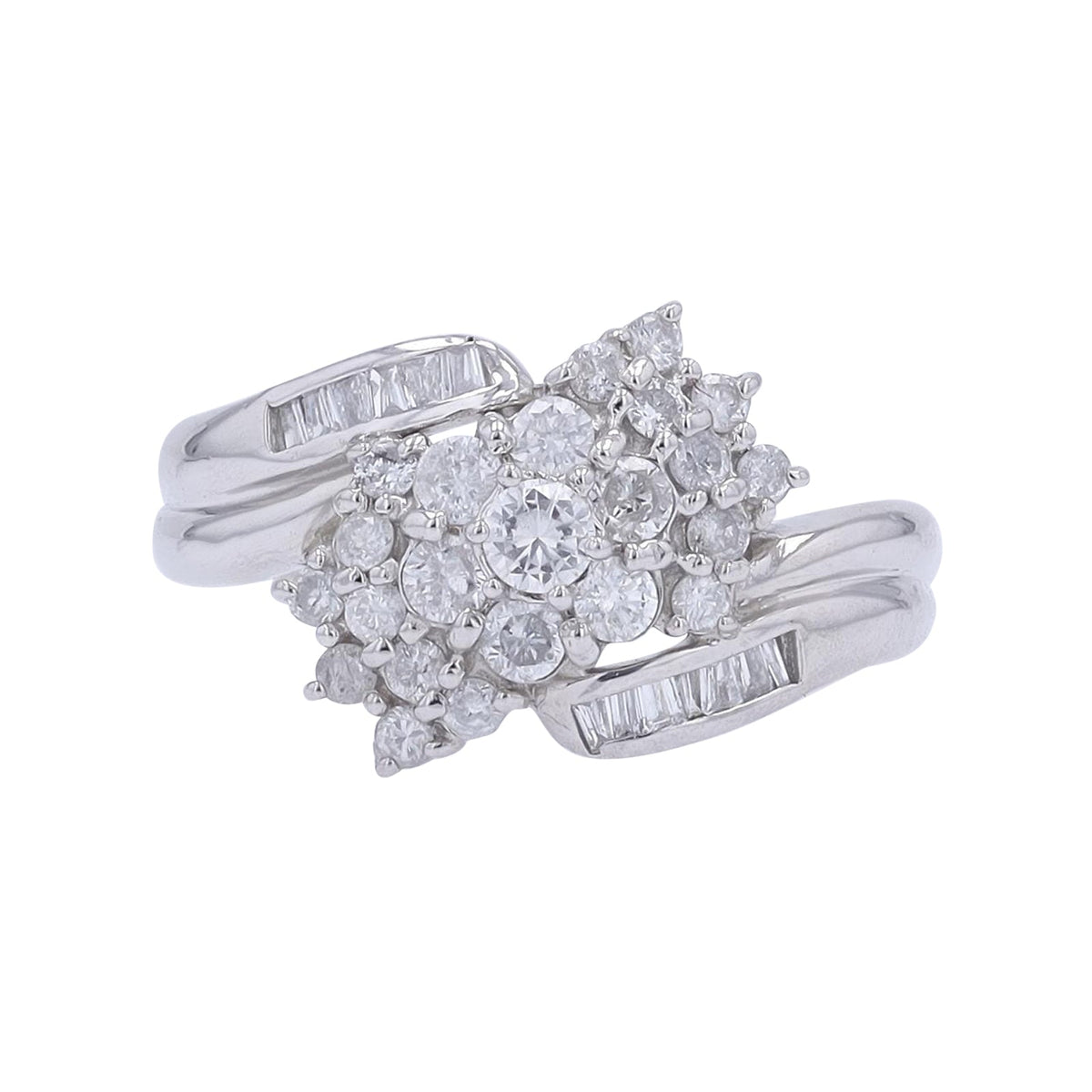 PT900 1 CT Diamond Ring