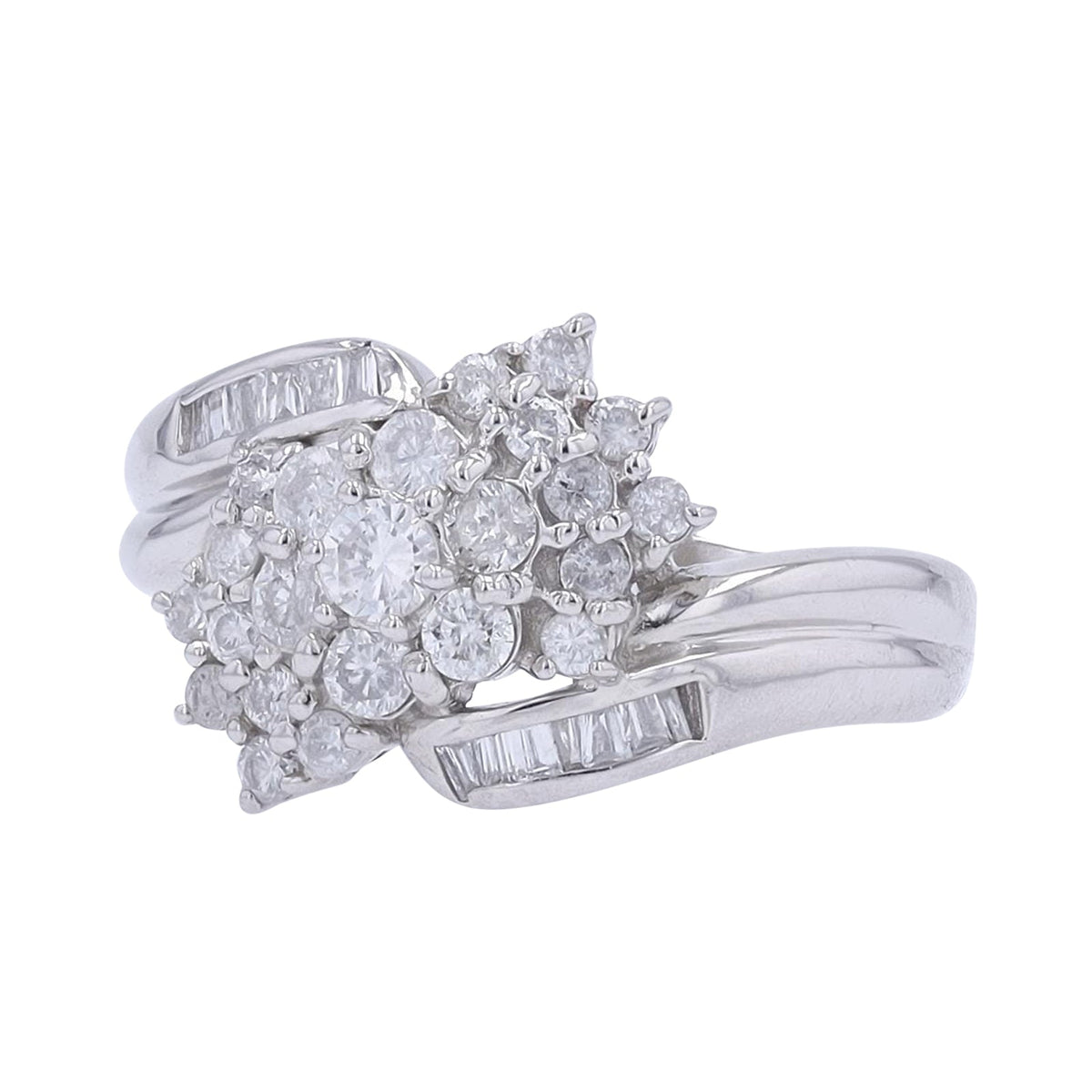 PT900 1 CT Diamond Ring